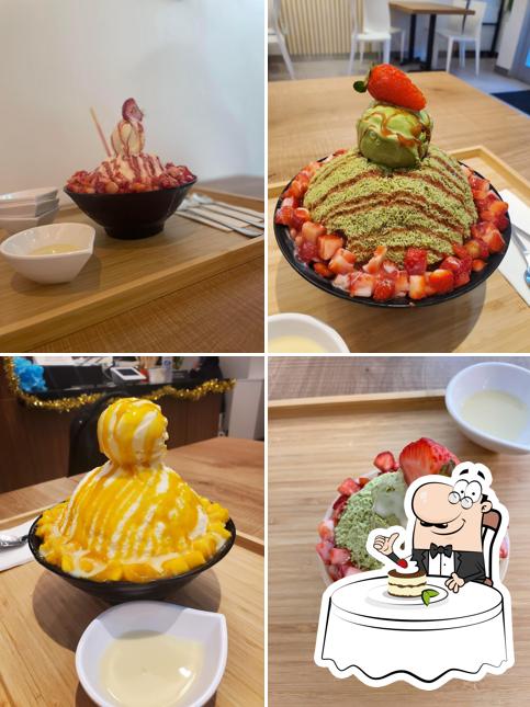 Bingsu bowl at Winter Bear