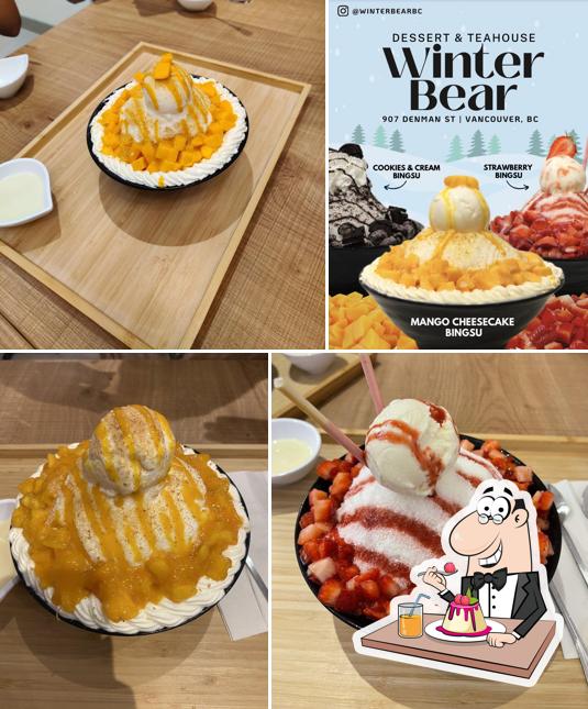 Dessert spread at Winter Bear