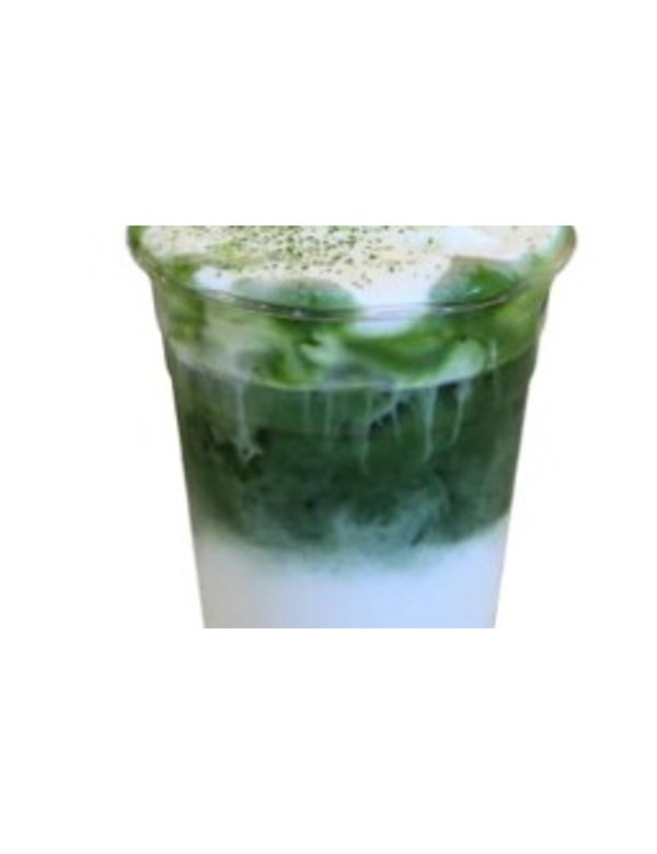 Einspanner matcha with vanilla cream