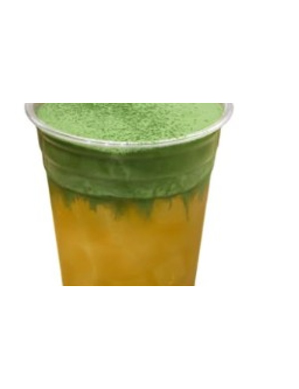 Jasmine Cloud Matcha with cream cloud