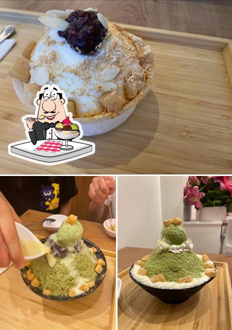 Strawberry dessert at Winter Bear
